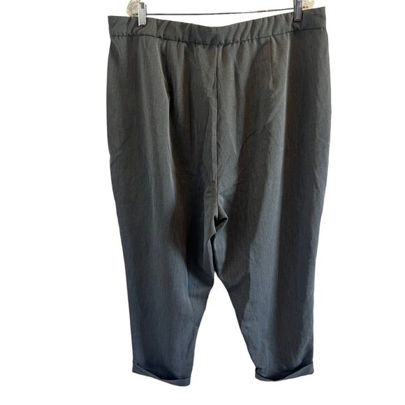 NWT 11 Honore 22 Collection $160 Destiny Tapered Trouser Creer Office Plus Size - Picture 4 of 10